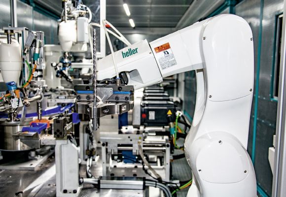 Heller Gerät bei der Produktion