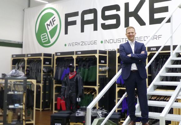 Inhaber und Geschäftsführer Mirco Faske im Laden
