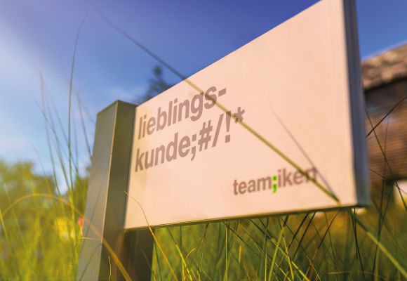 Schild Team Iken